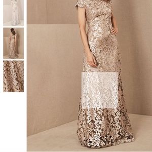 BHLDN Tadashi Shoji full length dress sz 6